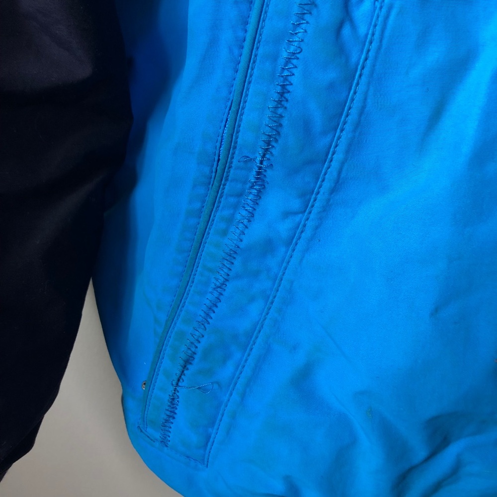 LAST CHANCE Lands End Blue & Navy Ski Jacket - Picture 2 of 8